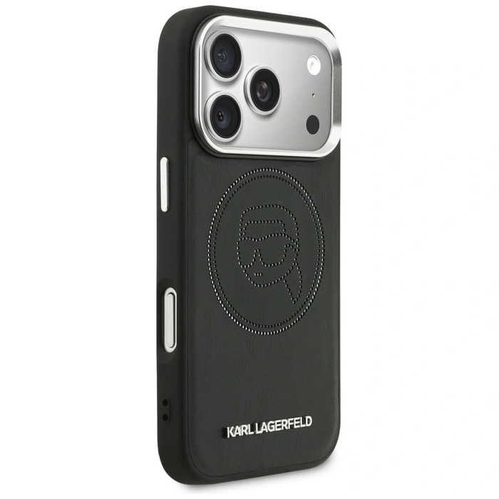 Karl Lagerfeld K Head Point Logo MagSafe Apple iPhone 17 Pro black