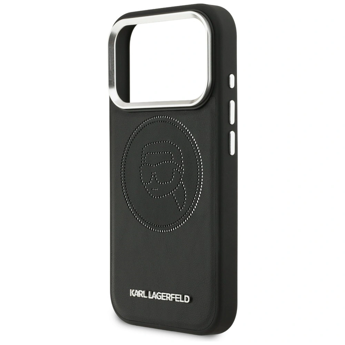 Karl Lagerfeld K Head Point Logo MagSafe Apple iPhone 17 Pro black