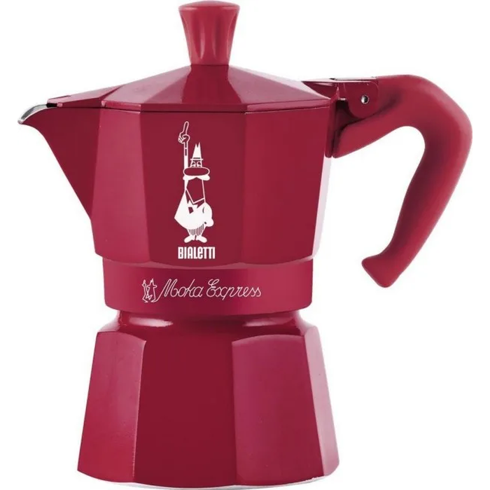 Bialetti Candyland Moka Express 3TZ (150 ml) Red