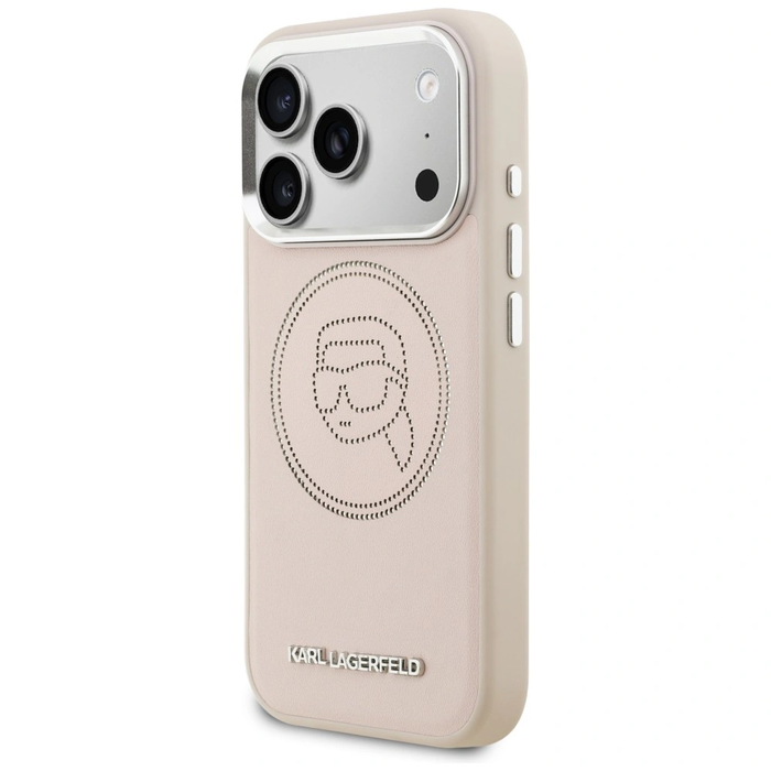 Karl Lagerfeld K Head Point Logo MagSafe Apple iPhone 17 Pro Max pink
