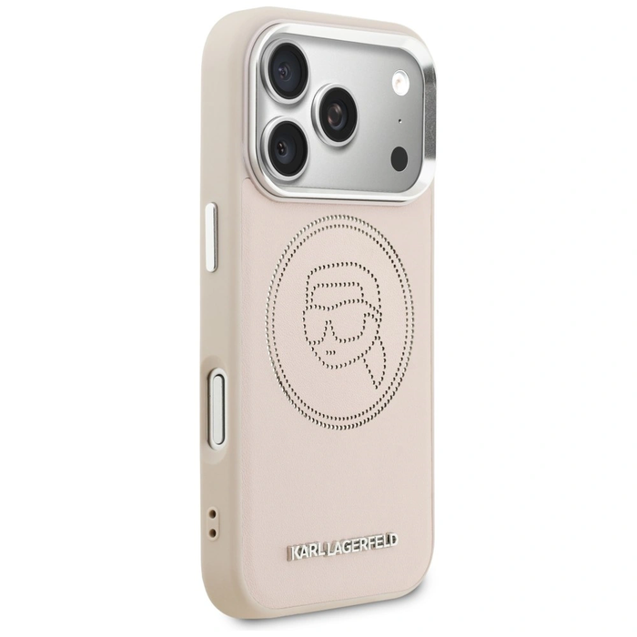 Karl Lagerfeld K Head Point Logo MagSafe Apple iPhone 17 Pro Max pink