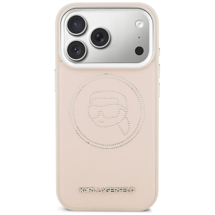 Karl Lagerfeld K Head Point Logo MagSafe Apple iPhone 17 Pro pink
