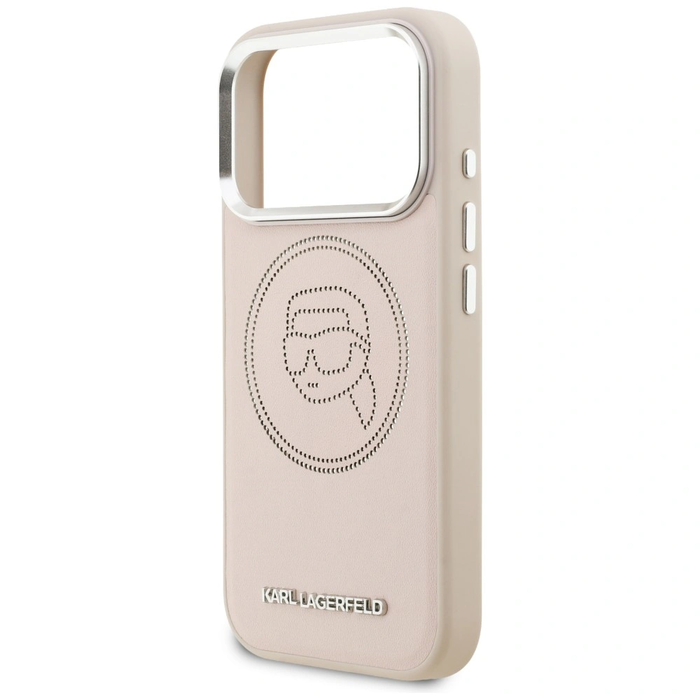 Karl Lagerfeld K Head Point Logo MagSafe Apple iPhone 17 Pro pink