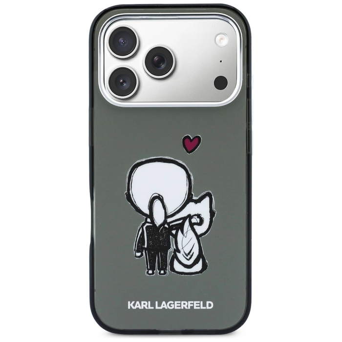 Karl Lagerfeld Karl & Choupette Back MagSafe Apple iPhone 17 Pro black