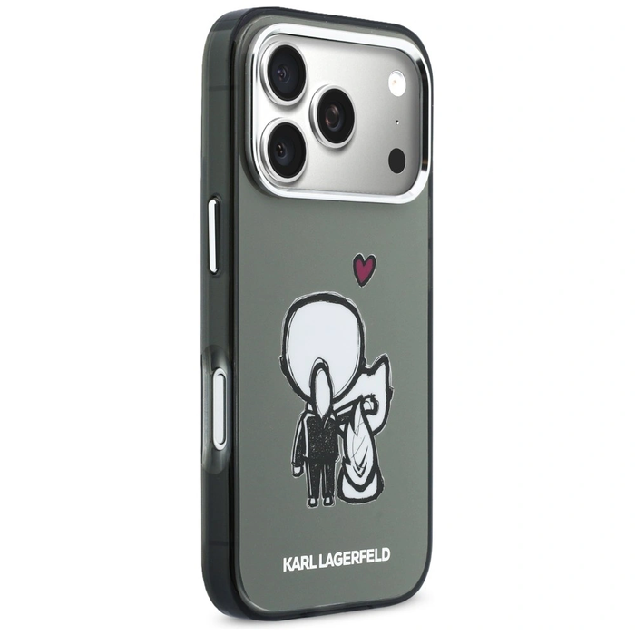 Karl Lagerfeld Karl & Choupette Back MagSafe Apple iPhone 17 Pro Max black