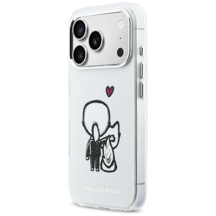Karl Lagerfeld Karl & Choupette Back MagSafe Apple iPhone 17 Pro clear