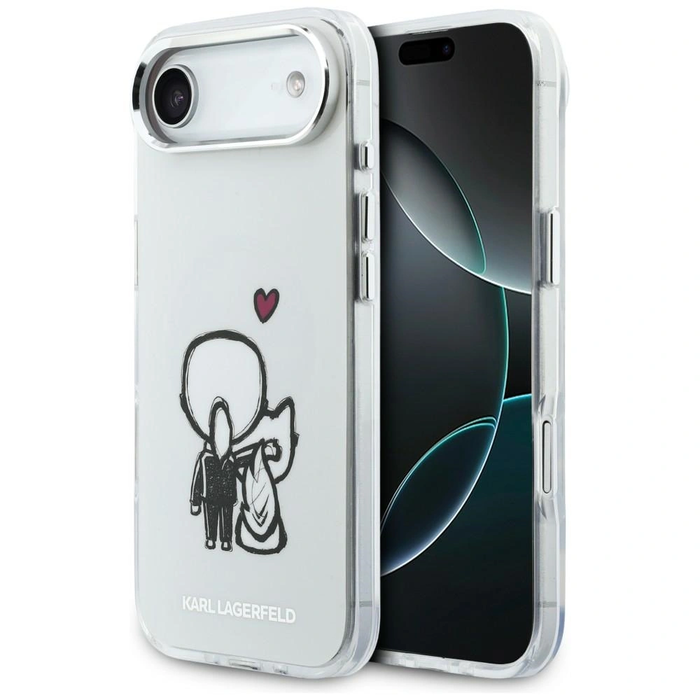 Karl Lagerfeld Karl & Choupette Back MagSafe Apple iPhone Air clear
