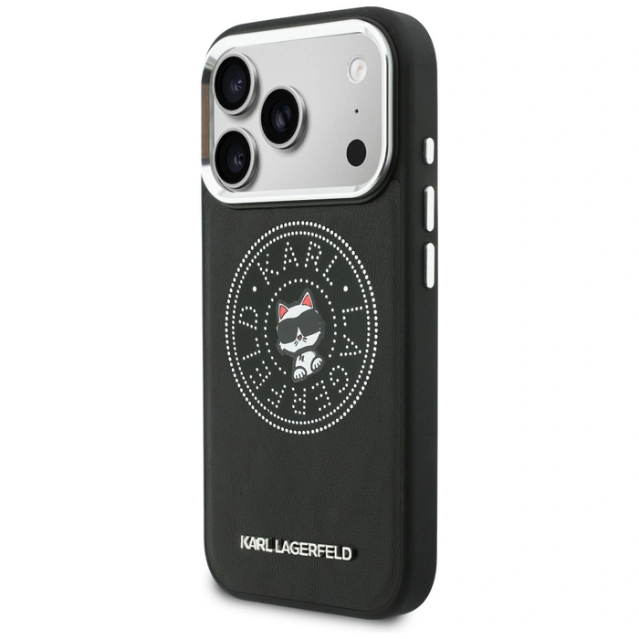Karl Lagerfeld Point & Choupette Sketch MagSafe Apple iPhone 17 Pro black