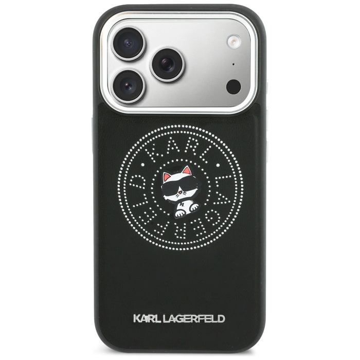 Karl Lagerfeld Point & Choupette Sketch MagSafe Apple iPhone 17 Pro black