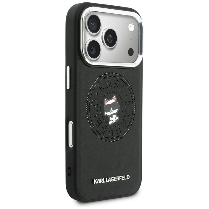 Karl Lagerfeld Point & Choupette Sketch MagSafe Apple iPhone 17 Pro black
