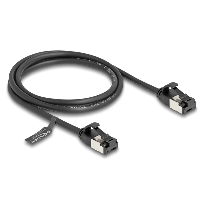 Καλώδιο Δικτύου Delock 80183, CAT 8.1 U/FTP, 40Gbps, 1m, μαύρο