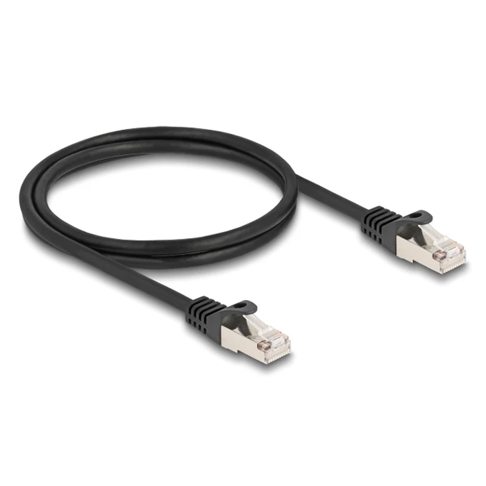 Καλώδιο Δικτύου Delock RJ50 80187, S/FTP, 26 AWG, 1m, μαύρο