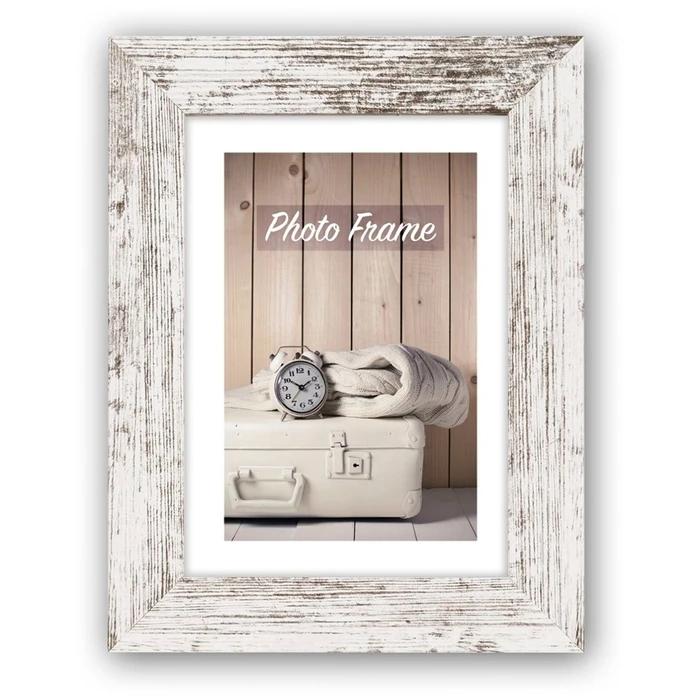 Κορνίζα τοίχου ZEP Nelson 6 white/brown 40x50 Wooden Frame V21546