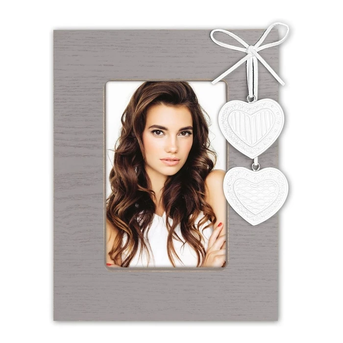 Κορνίζα πορτρέτου & μίνι ZEP Melissa grau 10x15 Holz Portrait NL224G
