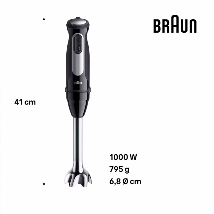 Μίξερ Χειρός Braun 0X22111502 1000 W Μαύρο