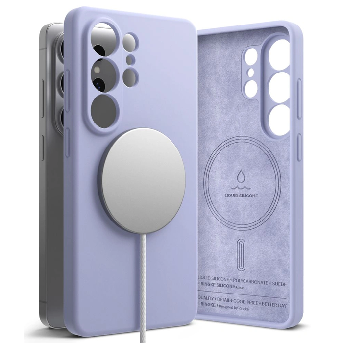 Ringke Silicone Magnetic MagSafe Samsung Galaxy S26 Ultra Lavender