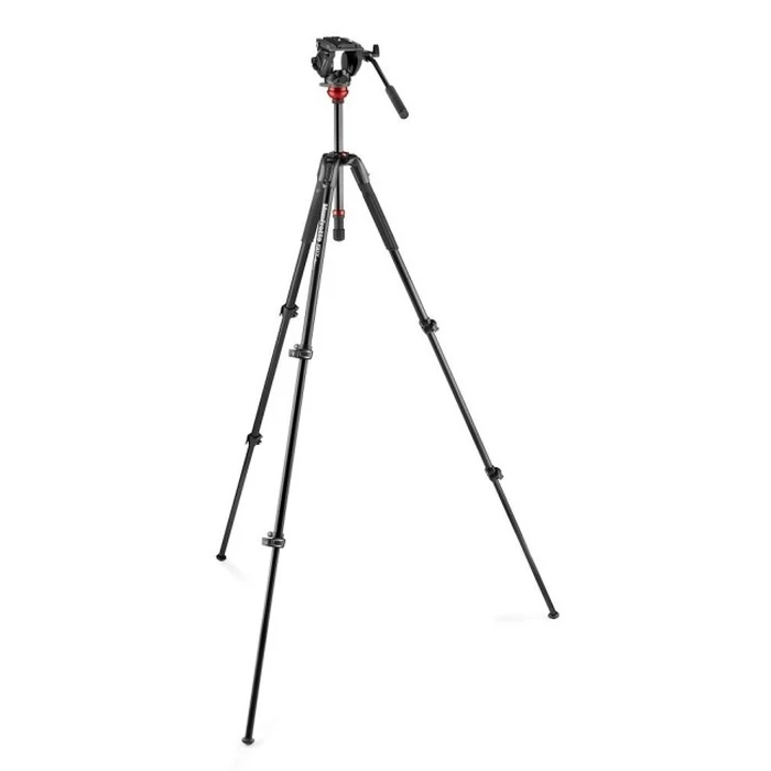 Σετ βιντεοκεφαλής Manfrotto 500 με τρίποδο 190X (500190XV)