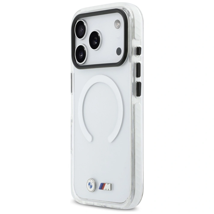 BMW M IML Shockproof Metal Logos MagSafe Apple iPhone 17 Pro transparent