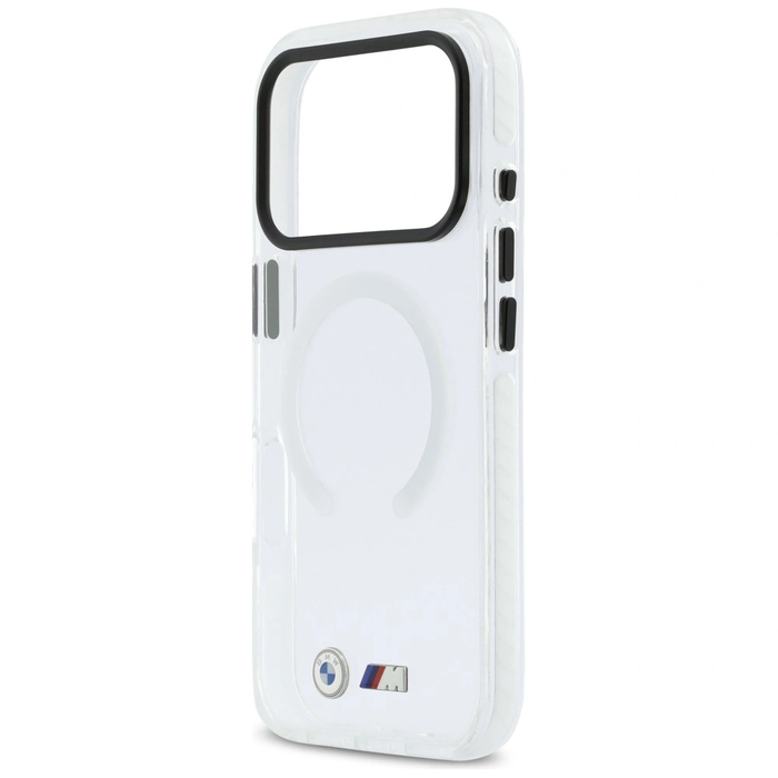 BMW M IML Shockproof Metal Logos MagSafe Apple iPhone 17 Pro transparent