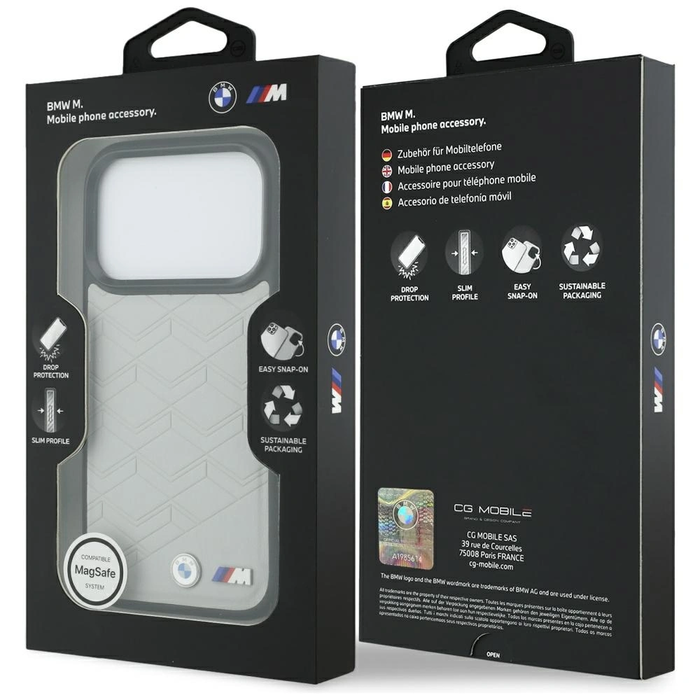 BMW M Shape Logo MagSafe Apple iPhone 17 Pro Max gray