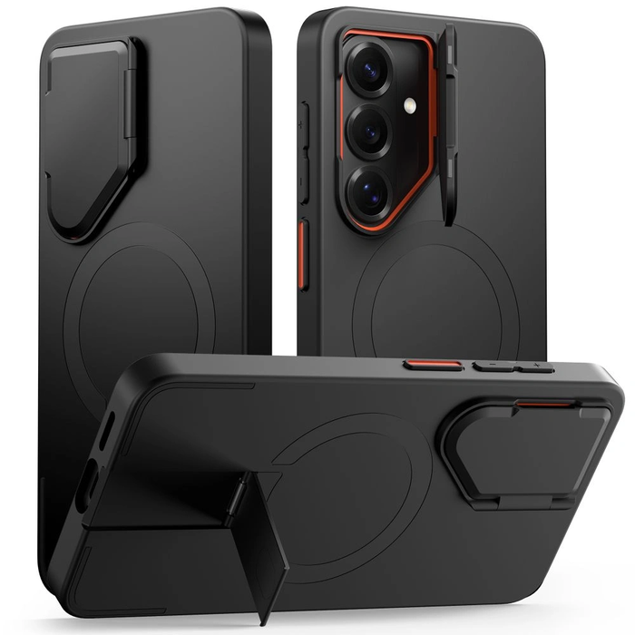 Tech-Protect Kevlar Aura MagSafe Samsung Galaxy S26 Black/orange