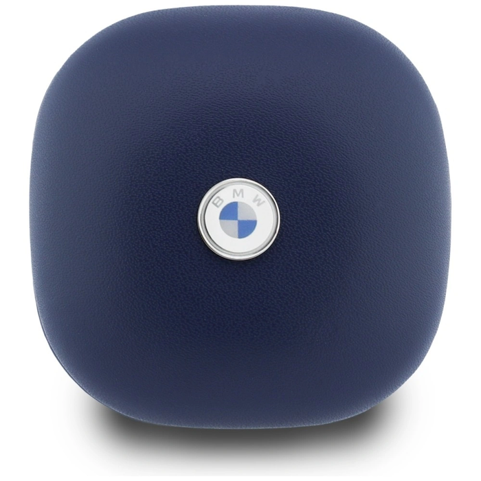 BMW Wireless in-ear Bluetooth TWS headphones Leather Metal Logo ENC navy blue