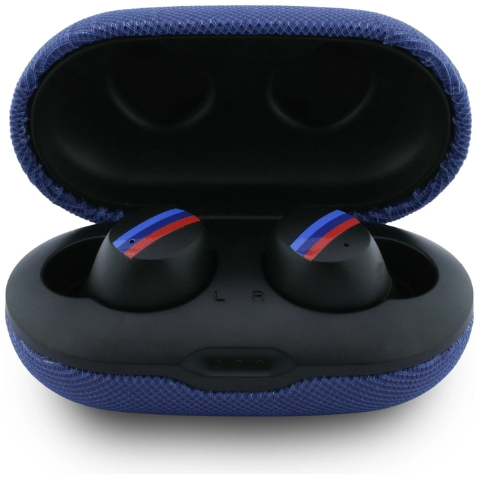 BMW Wireless in-ear Bluetooth TWS headphones M Metal Logo ENC blue