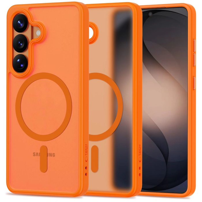 Tech-Protect Magmat MagSafe Samsung Galaxy S26 Matte Orange