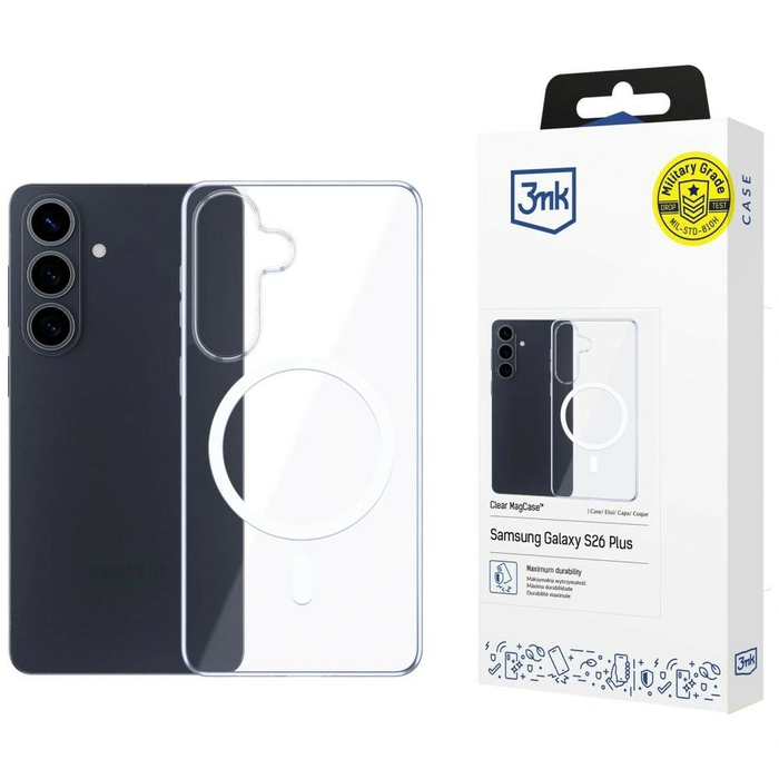 3MK Clear MagCase Samsung Galaxy S26