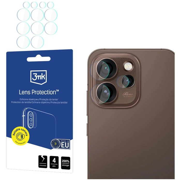 3MK Lens Protection Oppo Reno 15 Pro Max 5G [4 PACK]