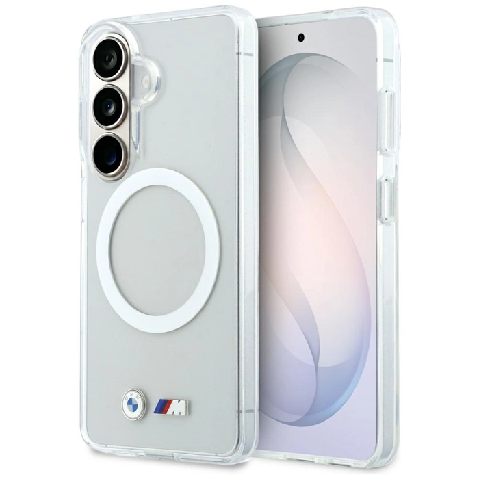 BMW IML Shockproof Metal Logo MagSafe Samsung Galaxy S26 clear