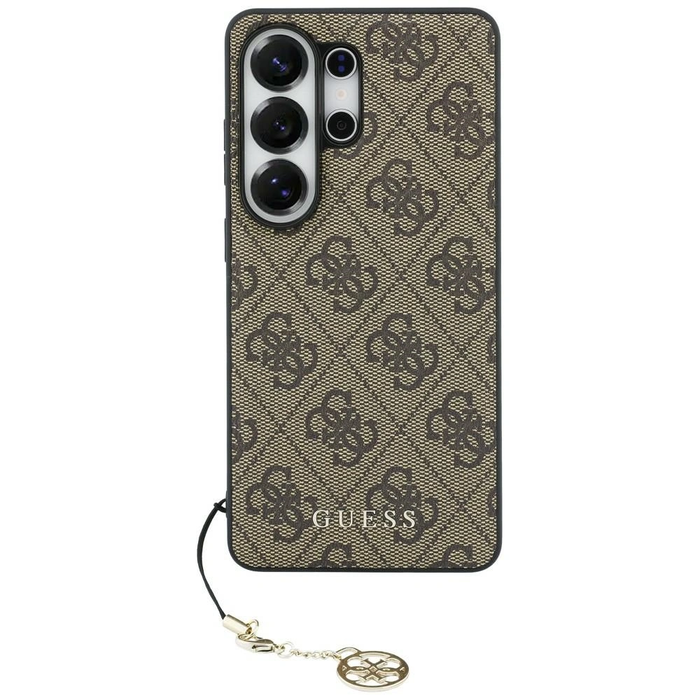 Guess 4G Classic Logo Charm MagSafe Samsung Galaxy S26 Ultra brown
