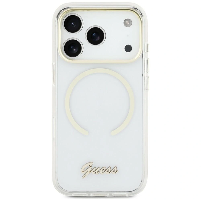 Guess IML Script Metal MagSafe Apple iPhone Air clear