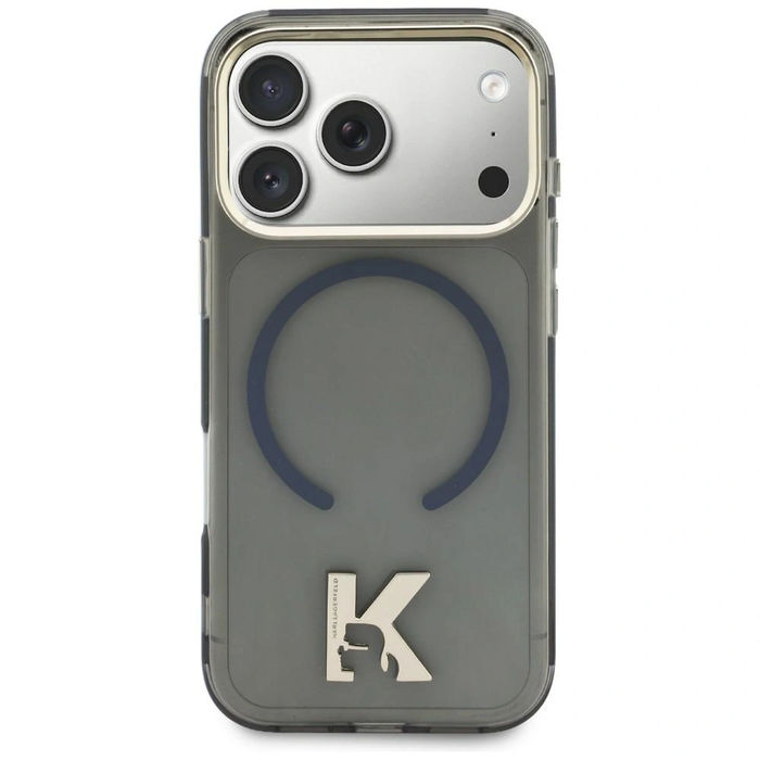 Karl Lagerfeld IML K Head Logo MagSafe Apple iPhone 17 black