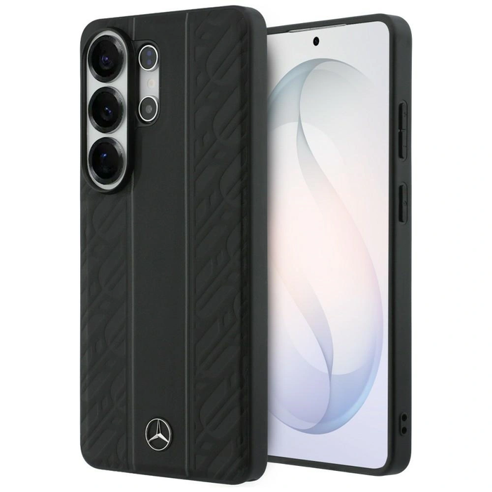 Mercedes Laurel Leaves Vertical Stripes MagSafe Samsung Galaxy S26 Ultra black