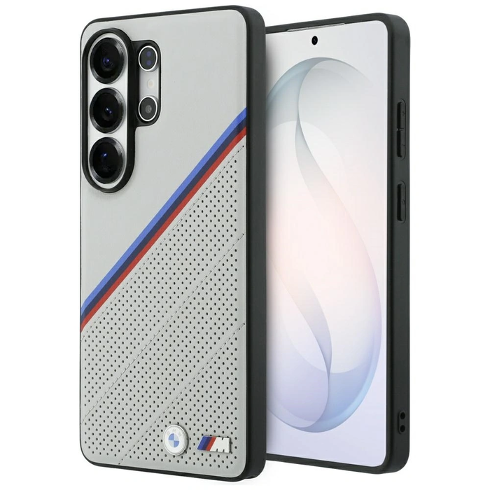 BMW Tricolor Metal Logo MagSafe Samsung Galaxy S26 Ultra grey