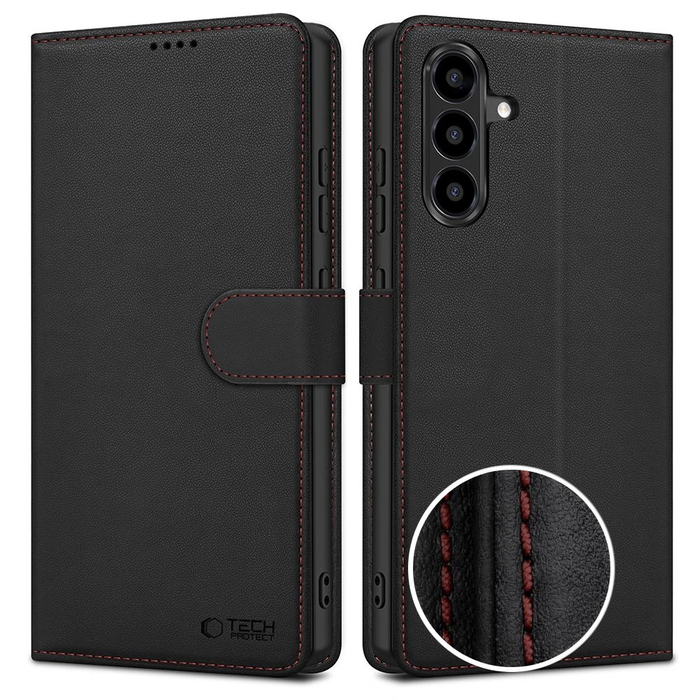 Tech-Protect Wallet Samsung Galaxy A57 5G Black/red