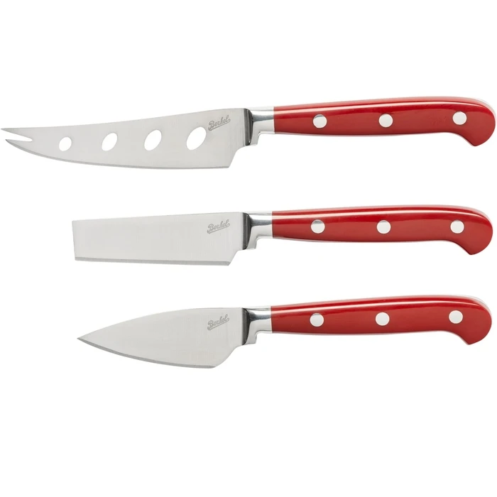 Berkel Επιφάνεια Κοπής Ακακία 36x36cm με 3 Μαχαίρια Τυριών