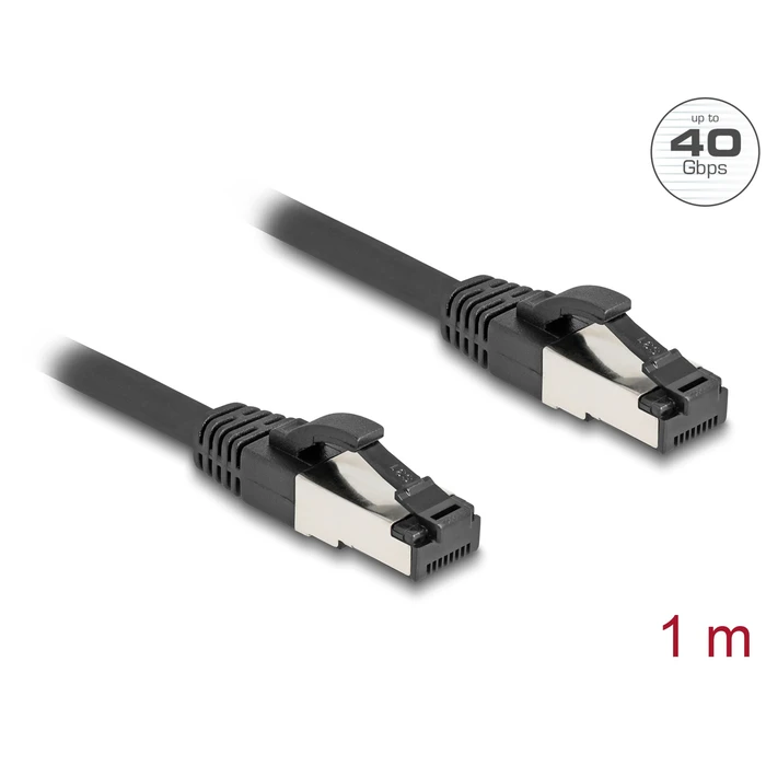 Delock S/FTP Καλώδιο Δικτύου Ethernet 1m Μαύρο 80571