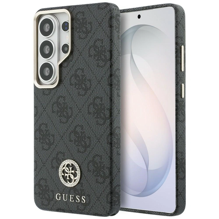 Guess 4G Rhinestone Round Logo MagSafe Samsung Galaxy S26 Ultra black
