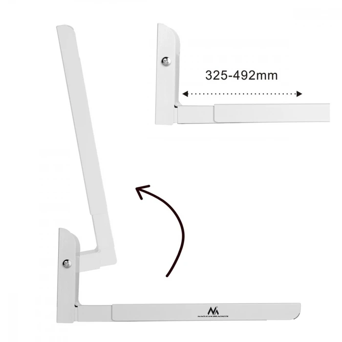Βάση Maclean Microwave handle White Macleam MC-915W