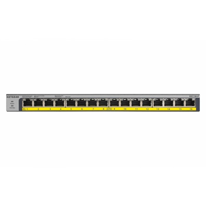 Network Switch Netgear Unmanaged Gs116lp 16xge Poe+
