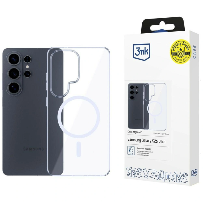 3MK Clear MagCase Samsung Galaxy S26 Ultra
