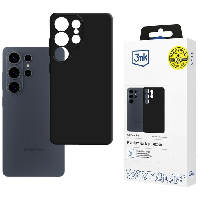 3MK Matt Case Pro Samsung Galaxy S26 Ultra black