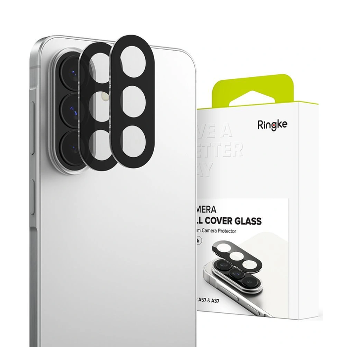 Ringke Camera Full Cover Samsung Galaxy A37 / A57 5G Black [2 PACK]