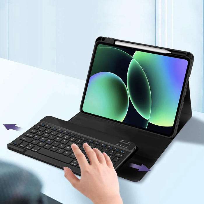 Tech-protect SmartCase Pen + Keyboard Xiaomi Pad 8 / 8 Pro / 7 / 7 Pro 11.2 Black