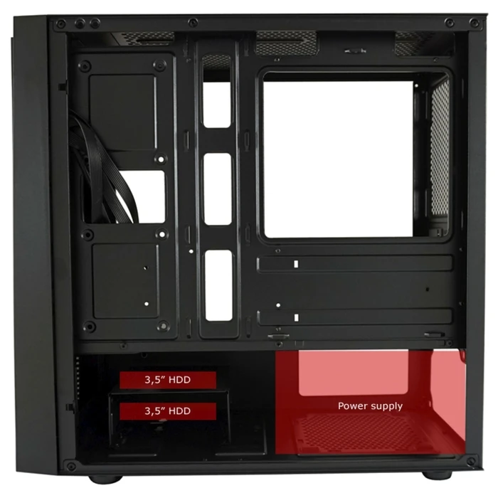 LC-Power 2016MB Midi Tower Computer Case Black