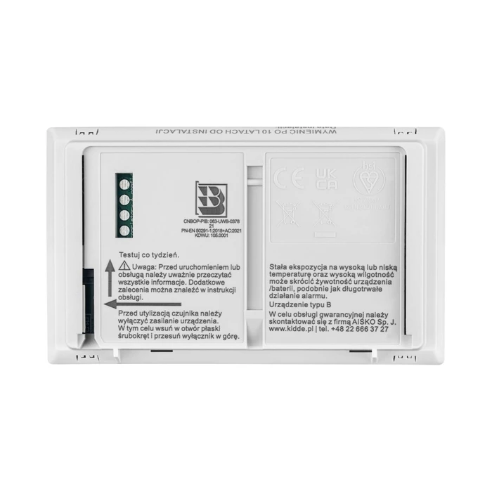 Ανιχνευτής Καπνού Kidde Carbon monoxide Sensor K10LLDCO