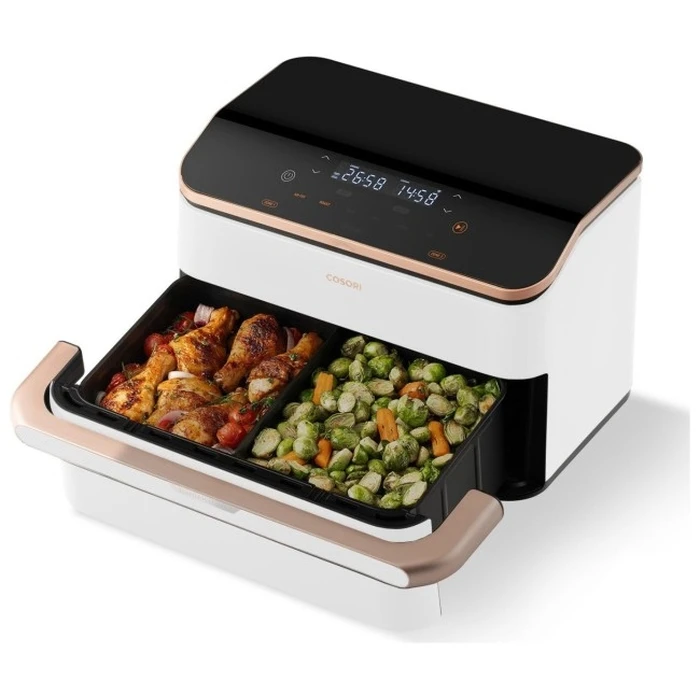 Cosori Dual Blaze TwinFry CAF-TF101S-WEUR Φριτέζα αέρα Wi‑Fi 10 L λευκή