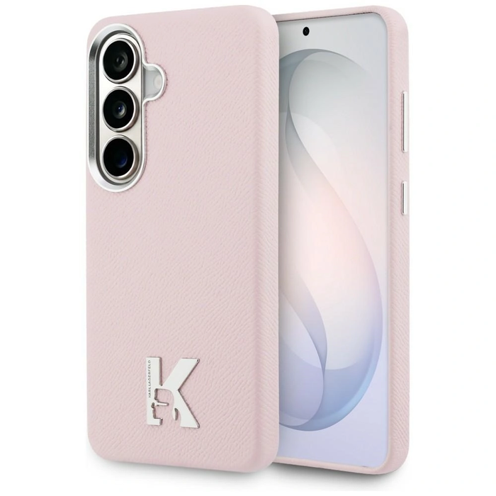 Karl Lagerfeld K Metal Logo MagSafe Samsung Galaxy S26 pink